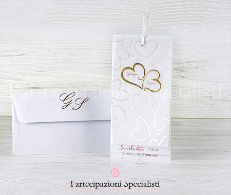 Inviti Nozze in Carta Velina e Save the Date