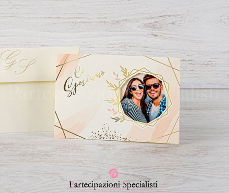 Partecipazioni Matrimonio Passaporto con Foto Sposi