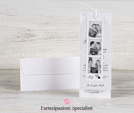 Partecipazioni matrimonio Rullino Fotografico