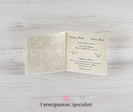 Partecipazioni matrimonio amalfi maiolica siciliana