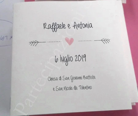 Libretto Quadrato stile Simply